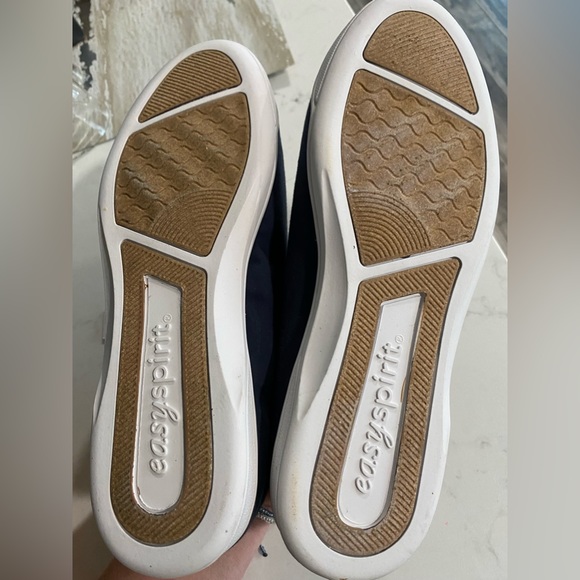 NWT Easy Spirit AP1 Walking Shoes dark blue suede size 7.5 - Picture 8 of 9